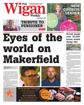 Cover of Wigan Evening Post