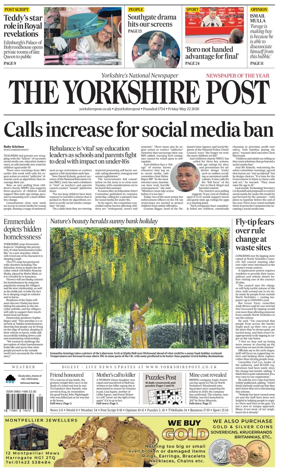 Cover of Yorkshire Post
