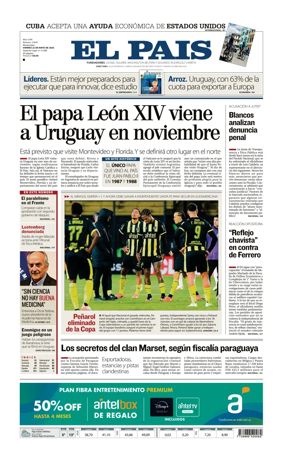 Cover of El Pais (Uruguay)
