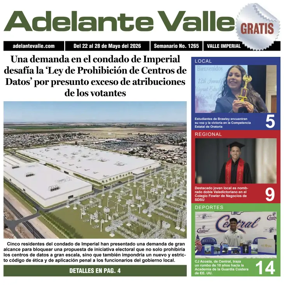 Cover of Adelante Valle