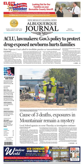 Cover of Albuquerque Journal