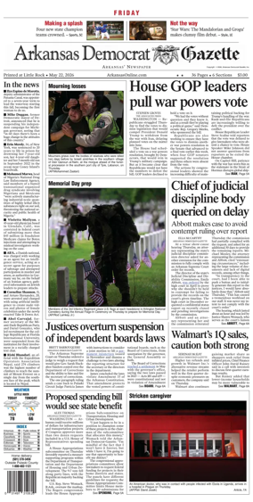 Cover of Arkansas Democrat-Gazette