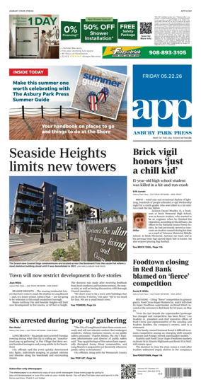 Cover of Asbury Park Press