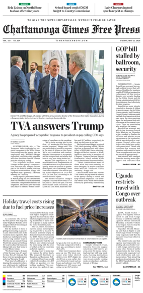 Cover of Chattanooga Times Free Press