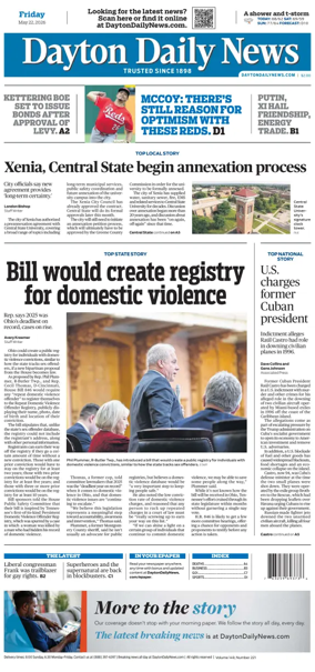 Cover of Dayton Daily News