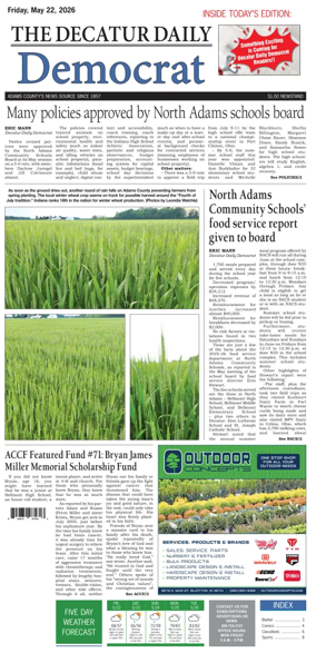 Cover of The Decatur Daily Democrat