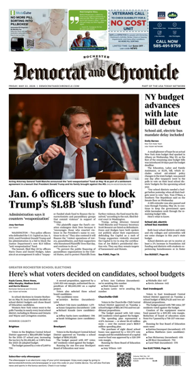 Cover of Democrat and Chronicle