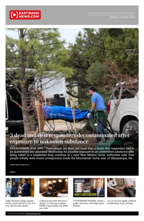 Cover of East Idaho News