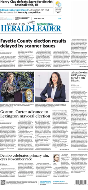 Cover of Lexington Herald-Leader