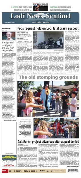 Cover of Lodi News-Sentinel