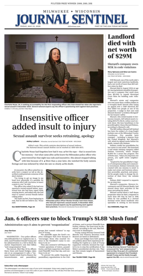 Cover of Milwaukee Journal Sentinel
