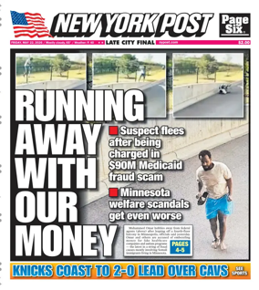 Cover of New York Post
