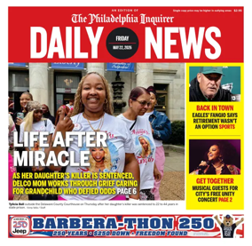 Cover of Philadelphia Daily News