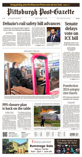 Cover of Pittsburgh Post-Gazette