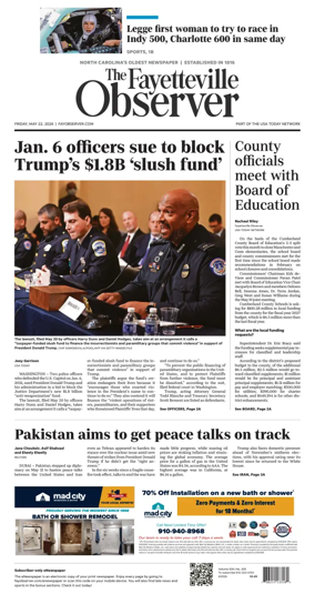 Cover of The Fayetteville Observer
