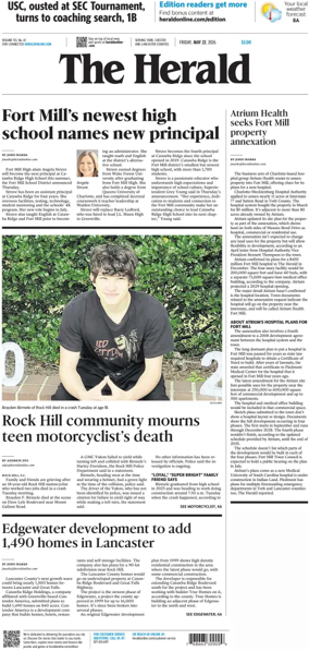 Cover of The Herald (Rock Hill)