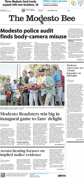 Cover of The Modesto Bee