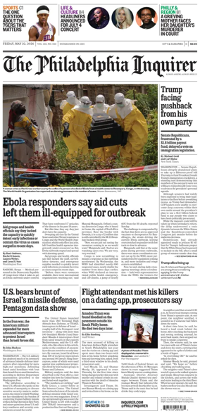Cover of The Philadelphia Inquirer (South Jersey edition)
