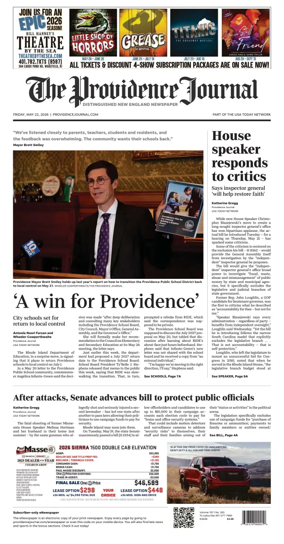 Cover of The Providence Journal