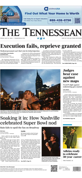 Cover of The Tennessean
