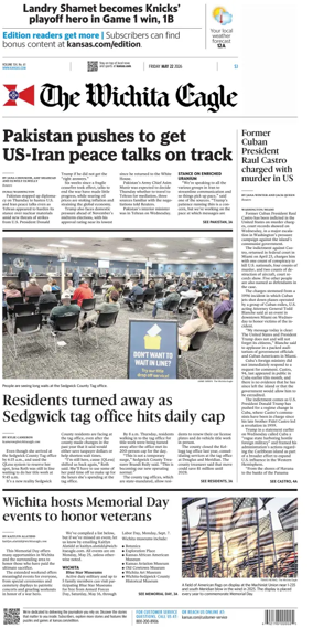 Cover of The Wichita Eagle