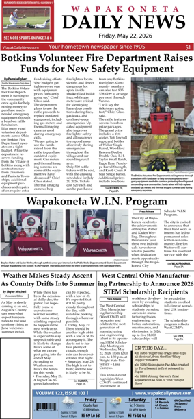 Cover of Wapakoneta Daily News