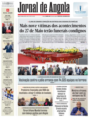 Cover of Jornal de Angola