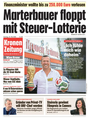 Cover of Kronen Zeitung