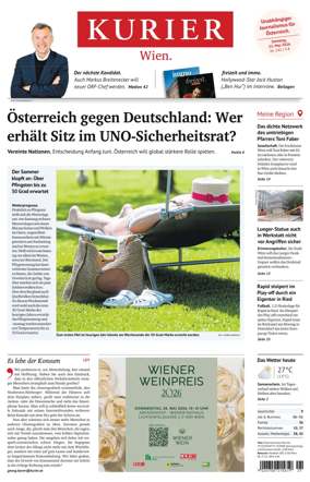 Cover of Kurier (Samstag)