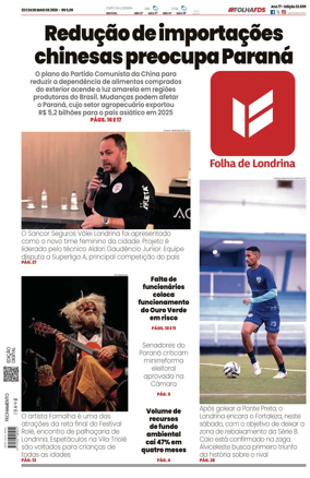 Cover of Folha de Londrina