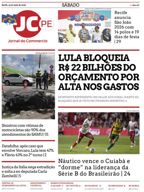 Cover of Jornal do Commercio
