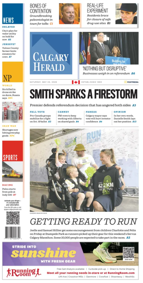 Cover of Calgary Herald