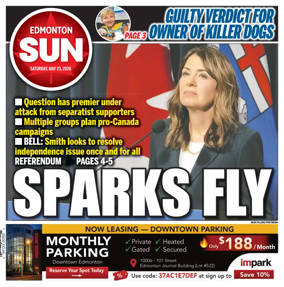 Cover of Edmonton Sun