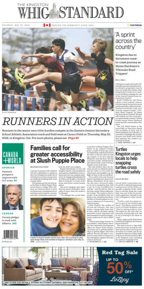 Cover of Kingston Whig-Standard