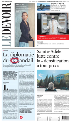 Cover of Le Devoir