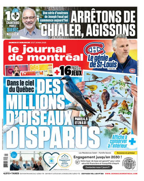 Cover of Le Journal de Montreal