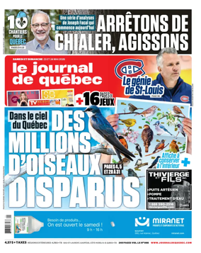 Cover of Le Journal de Quebec