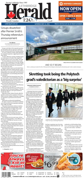 Cover of Lethbridge Herald