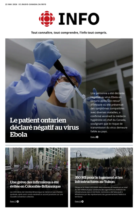 Cover of Radio-Canada Info