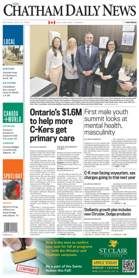 Cover of The Chatham Daily News