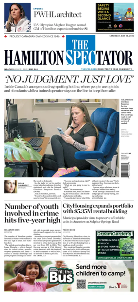Cover of The Hamilton Spectator