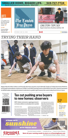 Cover of The London Free Press