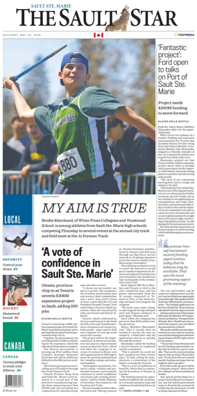 Cover of The Sault Star