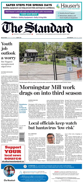 Cover of The Standard (St. Catharines)