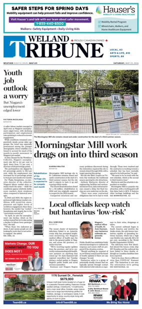 Cover of The Welland Tribune