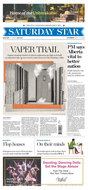 Cover of Toronto Star