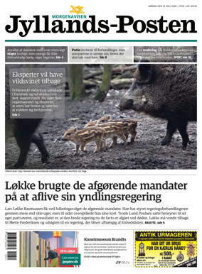 Cover of Jyllands-Posten