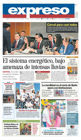 Cover of Diario Expreso