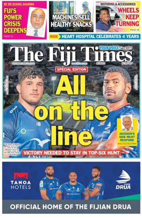 Cover of The Fiji Times