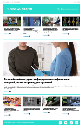 Cover of Euronews Health (Russian) Compiled Edition